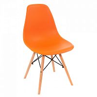 стул деревянный eames pc-015 оранжевый в Санкт-Петербурге