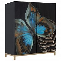 комод butterfly черный в Санкт-Петербурге