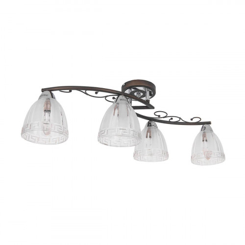 потолочная люстра idlamp nield 232/4pf-blackchrome в Санкт-Петербурге