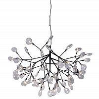 подвесная люстра crystal lux evita sp63 black/transparent в Санкт-Петербурге