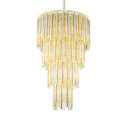 люстра gigi 13 gold от delight collection прозрачная/золото в Санкт-Петербурге