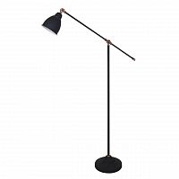 торшер arte lamp braccio a2054pn-1bk в Санкт-Петербурге