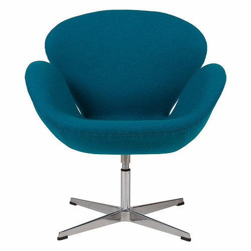 кресло swan chair темно-голубое в Санкт-Петербурге
