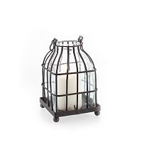 подсвечник-фонарь металлический со стеклом bird in cage i, 15 см в Санкт-Петербурге