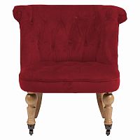 кресло amelie french country chair красное в Санкт-Петербурге