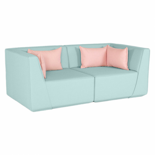 диван cubit sofa прямой голубой в Санкт-Петербурге