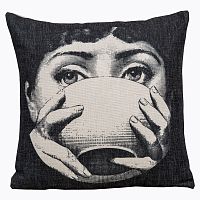 арт-подушка tea time fornasetti в Санкт-Петербурге