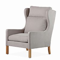 кресло wingback серый в Санкт-Петербурге