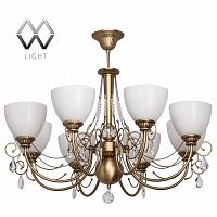 подвесная люстра mw-light фелиция 347016608 белая в Санкт-Петербурге