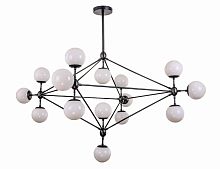 люстра modo 15 black+white черная, белые плафоны в Санкт-Петербурге