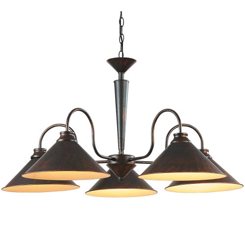 подвесная люстра arte lamp cone a9330lm-5br в Санкт-Петербурге