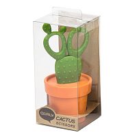 ножницы cactus с держателем, оранжевые с зеленым в Санкт-Петербурге