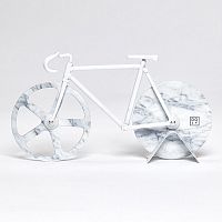 нож для пиццы из нержавеющей стали the fixie, белый мрамор в Санкт-Петербурге