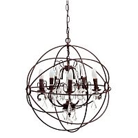 люстра foucault's orb crystal (64*60*50) коричневая в Санкт-Петербурге