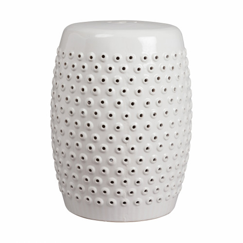 керамический столик-табурет cutwork garden stool белый в Санкт-Петербурге