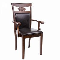 стул деревянный кресло luiza dirty oak / dark brown в Санкт-Петербурге