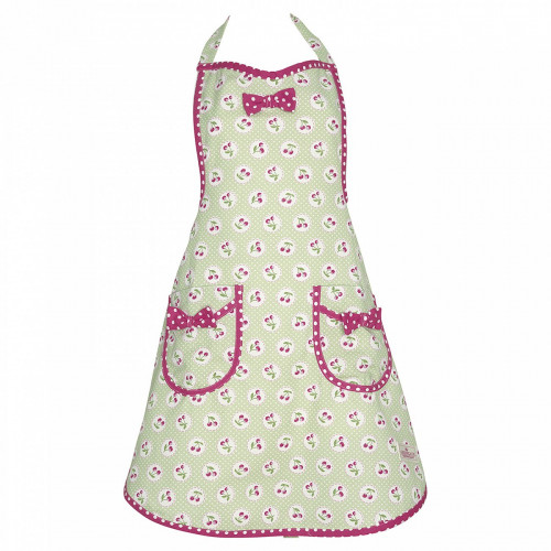 фартук cherry berry p.green w/bow в Санкт-Петербурге