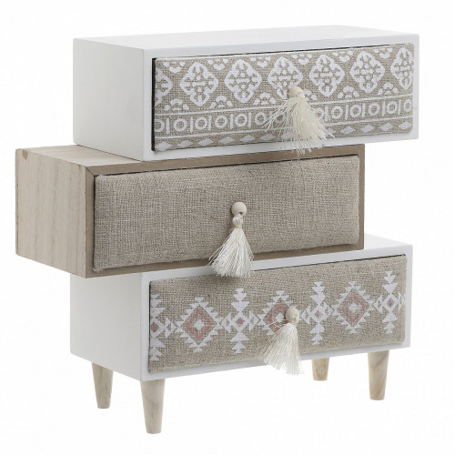 шкатулка-комод зимние узоры бежевого цвета в Санкт-Петербурге